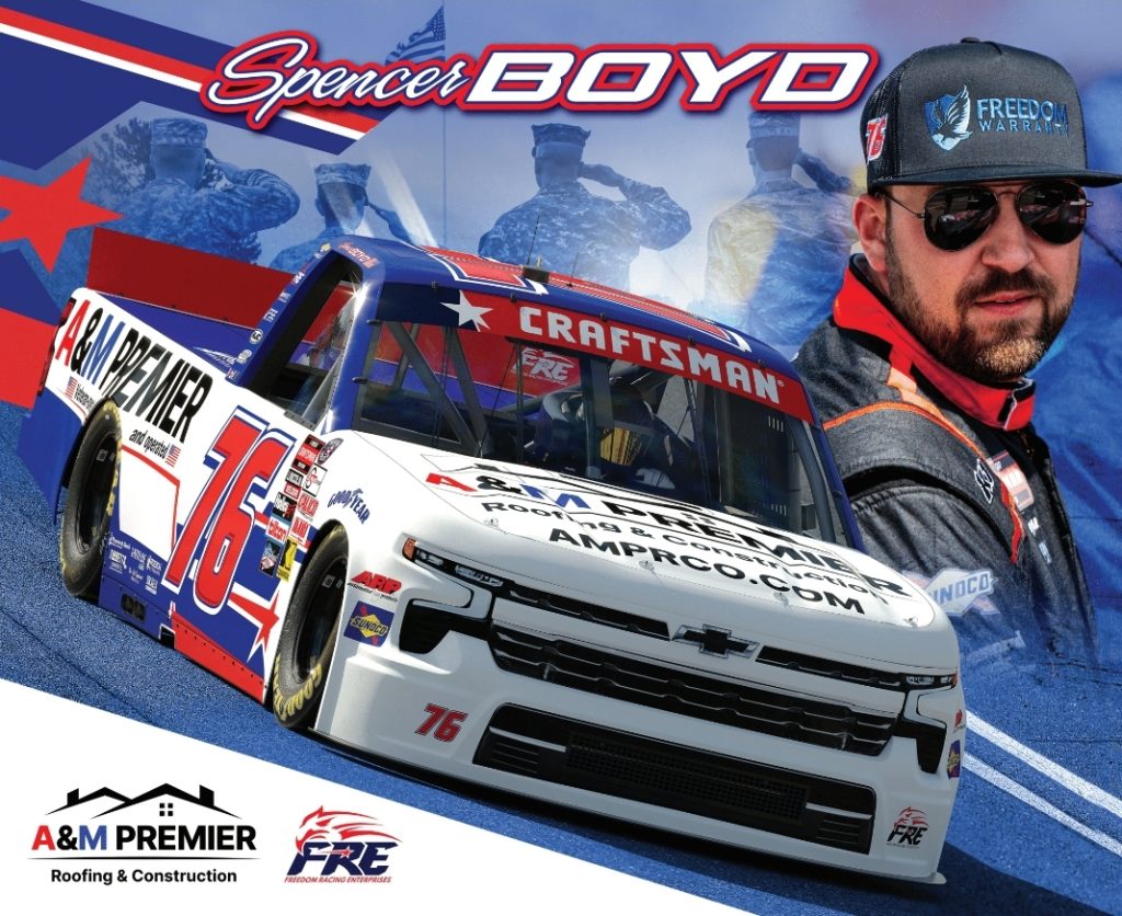 A&M Premier teams up with NASCAR Craftsman Truck Series Driver Spencer Boyd