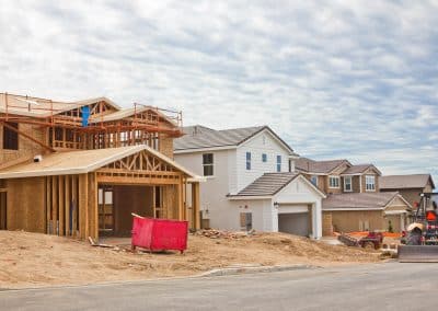 Construction Site of New Homes