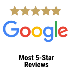 Most 5-Star Reviews on Google