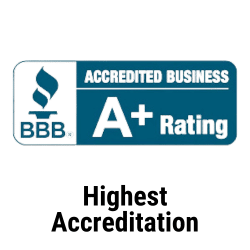 BBB A+ Rating Highest Accreditation